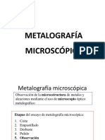  Metalografía microscópica