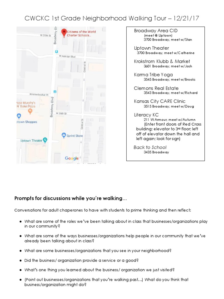 Walking Tour Map | PDF