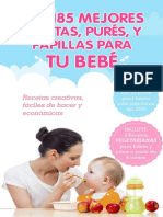 Las 185 Mejores Recetas, Purés, y Papillas Para Tu Bebé - Álvaro Asensio