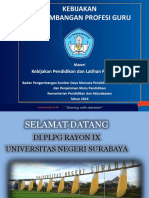 Kebijakan Pengembangan Profesi Guru (Materi PPG Dalam PLPG 2016)