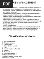 Stores Management: Store Keeping