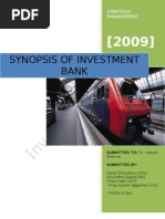 Download Strategic Analysis of Investment Banking In india by anuradha SN36813414 doc pdf