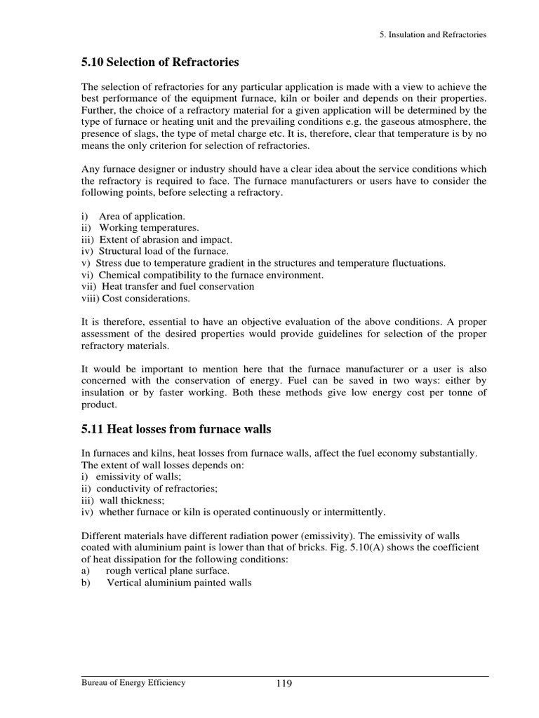 4.13.10,11 Selection of Refractories PDF | PDF | Refractory | Building ...