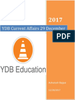 Current Affairs 29 December in English