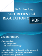 RA 8799 Securities and Regulation Code