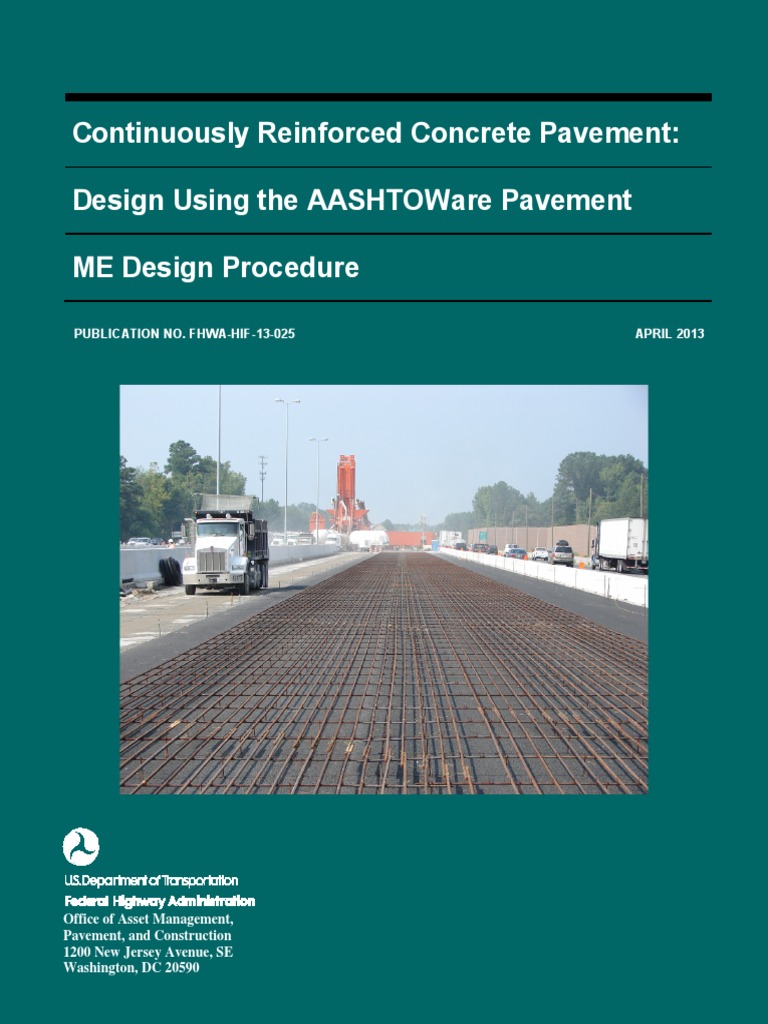 Continuously Reinforced Concrete Pavement | PDF | Road Surface | Litre