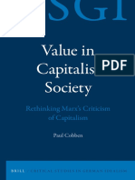 Cobben - Value in Capitalist Society