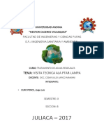 Informe Visita Tecnica Ala Ptar de Lampa Final PDF