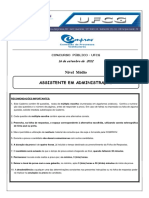 Ufcg Assist Adm 2012 Prova PDF