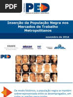 Relatório DIEESE Trabalho População Negra 2016