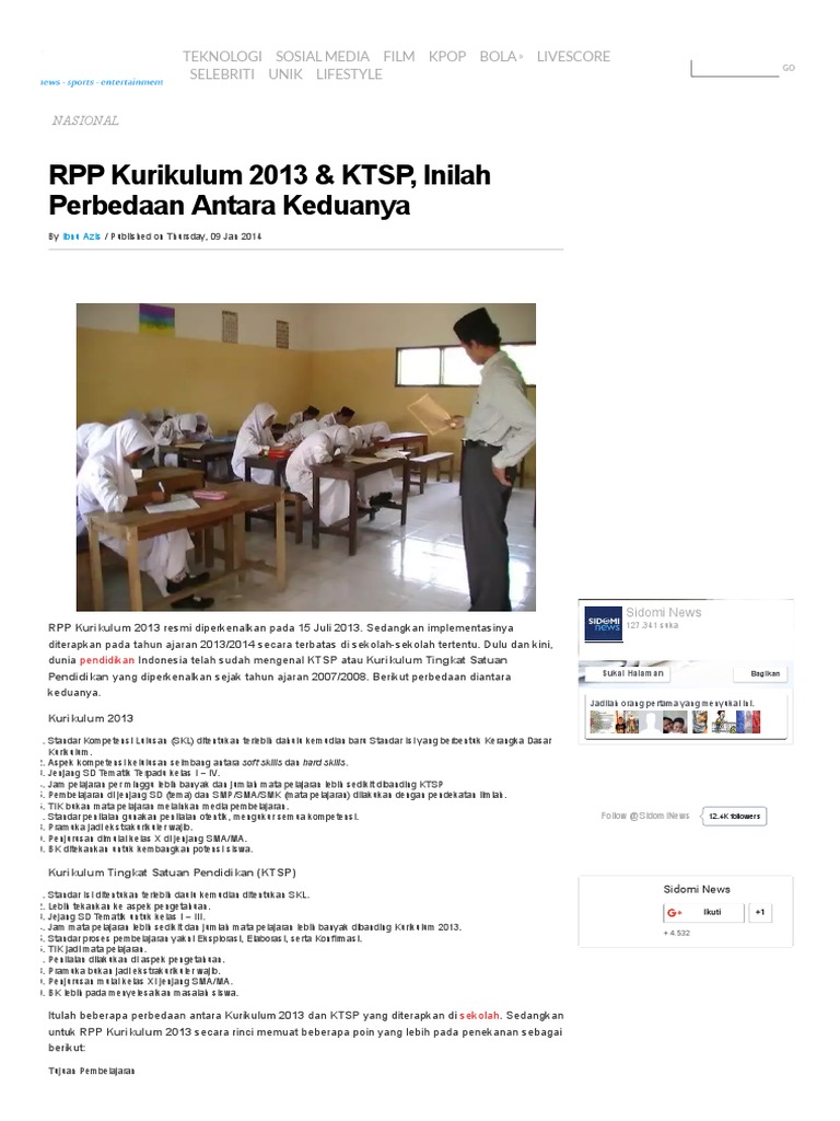 Mata Pelajaran Tik Sma Di Kurikulum 2013 Berbagai Mata