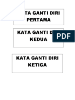 Kata Ganti Nama