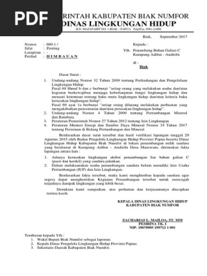Surat Pengaduan