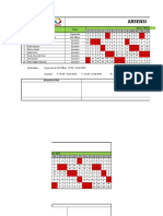 Absensi: No. Nama Posisi Bulan: November 2017