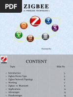 Zigbee: (A Wireless Technology)