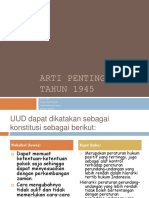 Arti Penting Uud Tahun 1945