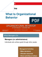 Chapter 1 What Is Organizational Behavior