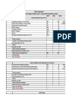 Rate Analysis Interior