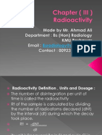 Nuclear Medicine Radioactivity Chapter 3