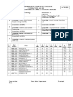 CIA Test Performance and Attendance Report for Computer Technology Students