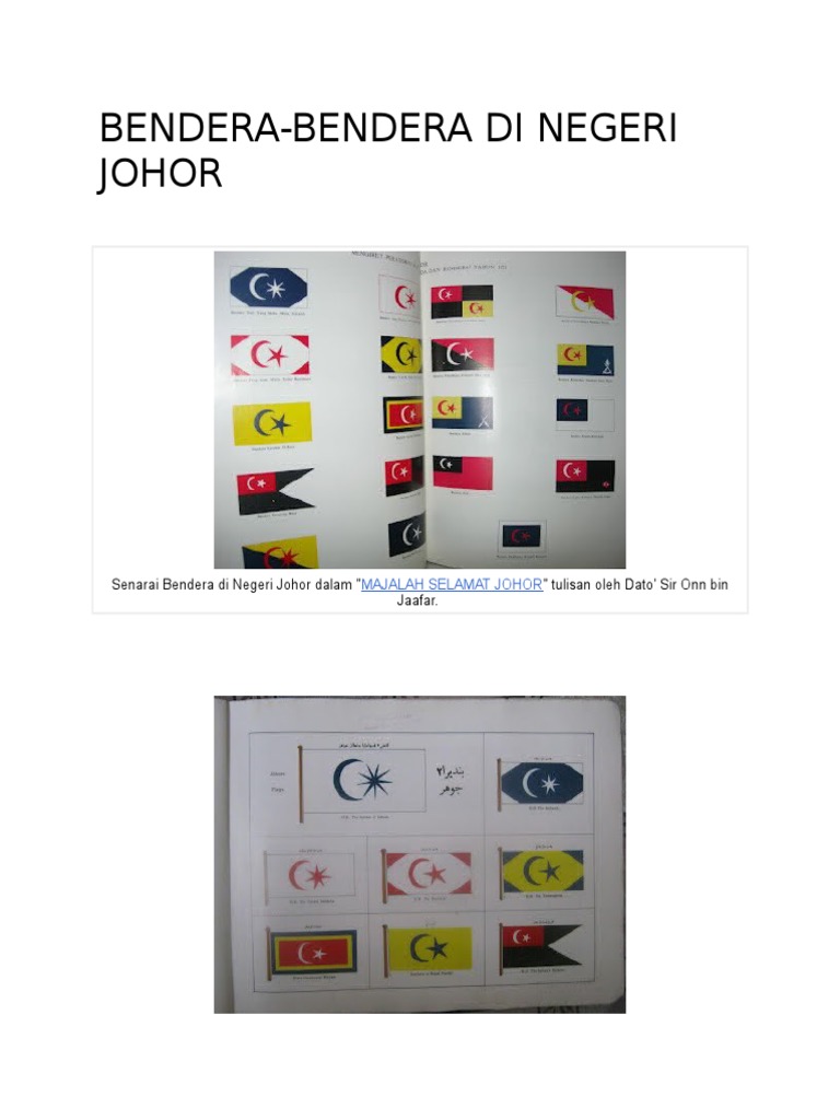 Sejarah Bendera Johor Pdf