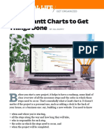 Using Gantt Charts To Get Things Done