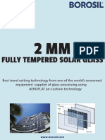 Fully Tempered Solar Glass