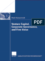 Venture Capital, Corporate Governance, and Firm Value PDF