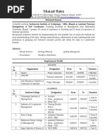 Shaizal Batra: Management, & T&P Coordinator. Pursuing Doctorate in Management From Barkatullah