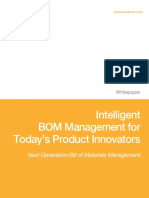 Intelligent Bom Management for Todays Product Innovations