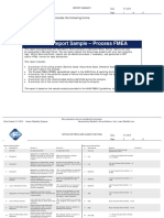 Xfmea Report Sample Process FMEA Summary