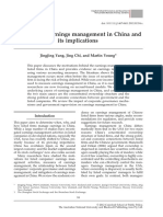 APEL 2012 A Review of Earnings Management in China