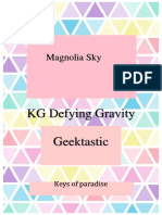 Magnolia Sky: KG Defying Gravity Geektastic
