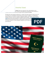 Yeşil Pasaport Amerika Vizesi