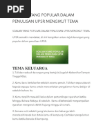 Tema Keluarga