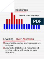 Levelling Resources: Let Me Count The Ways