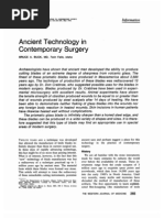 Obsidian Blades in Contemporary Surgery