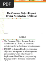 The Common Object Request Broker Architecture (CORBA)