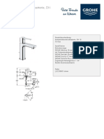 GROHE Specification Sheet 32109001