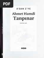 A'Dan Z'Ye - Ahmet Hamdi Tanpınar - Haz-Ekrem Işın - YKY-2003