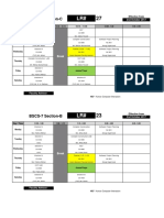 Time Table-Bscs7 B & C