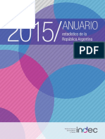 Anuario Estadístico Argentina 2015