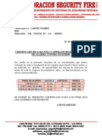 Certificado de Alarma Contra Incendio Casa de Reposo de Breña 07