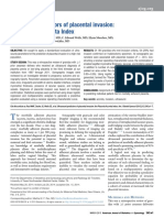 Ultrasound Predictors of Placental Invasion: The Placenta Accreta Index