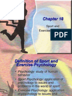 Sport and Exercise Psychology