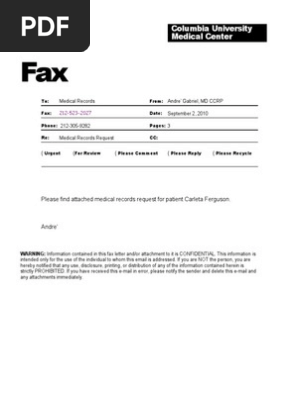 Fax Cover Sheet