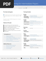 Chess Training Schedule PDF