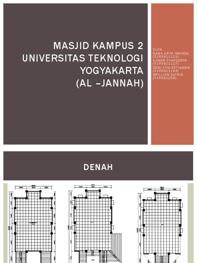 Masjid Kampus 2 Universitas Teknologi Yogyakarta | PDF