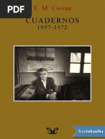Cuadernos 19571972 - E M Cioran