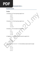 Latihan Tingkatan 4 Bab 1 Matematik | PDF